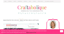 Desktop Screenshot of craftaholique.com